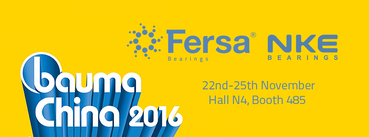Fersa Bearings’ team will attend the Bauma fair alongside with our partner NKE. You will find us in Hall N4, Booth 485.