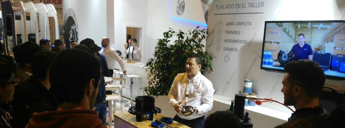 Fersa Bearings begins the fair with assembly demonstrations and its candidacy to the Innovation Gallery Awards 2017